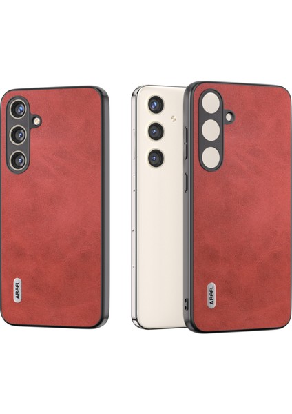 Samsung Galaxy S24+ Cowhide Doku Şok Geçirmez Koruyucu Telefon Kapağı (Yurt Dışından)