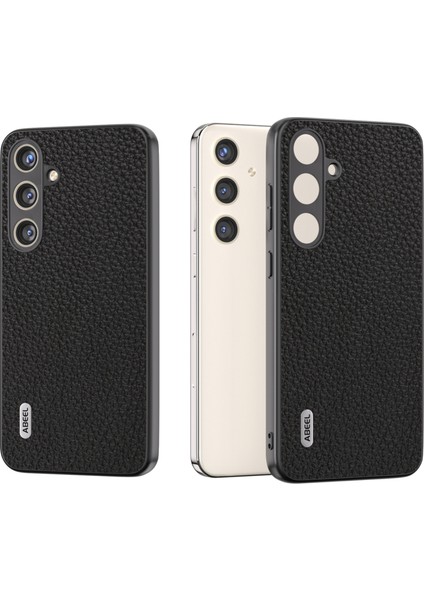 Samsung Galaxy S24+ Cowhide Deri+Pc+Tpu Telefon Kılıfı Litchi Doku Kapağı (Yurt Dışından)