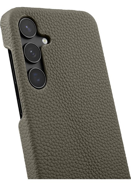 Samsung Galaxy S24+ Drop Proof Inek Deri+ Pc Kapağı (Yurt Dışından)