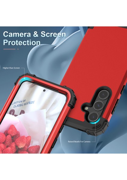 Samsung Galaxy S24+ Damla Geçirmez Pc + Silikon Koruyucu Arka Kapak (Yurt Dışından) modelleri