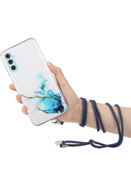 Samsung Galaxy S24+ Mermer Desen Kabartma Telefon Kapağını Kirkarla (Yurt Dışından) fiyatları