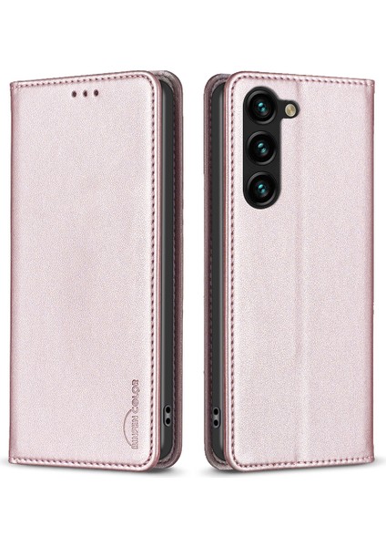 Samsung Galaxy S24+ Kart Tutucu Manyetik Cep Telefonu Kapağı (Yurt Dışından)