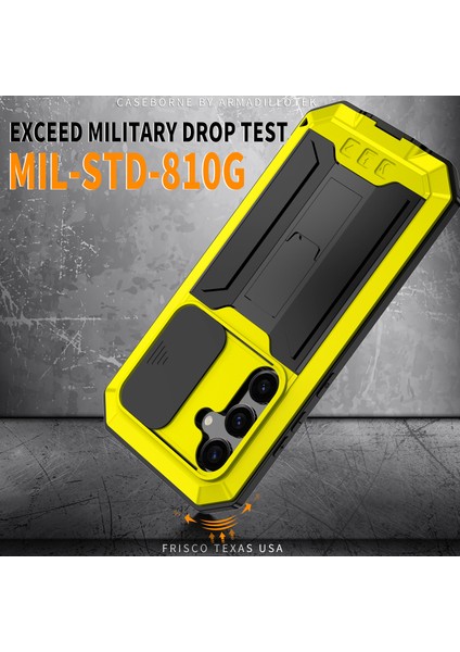 Samsung Galaxy S24+ Pc+Silikon+Metal Kickstand Cover (Yurt Dışından) modelleri