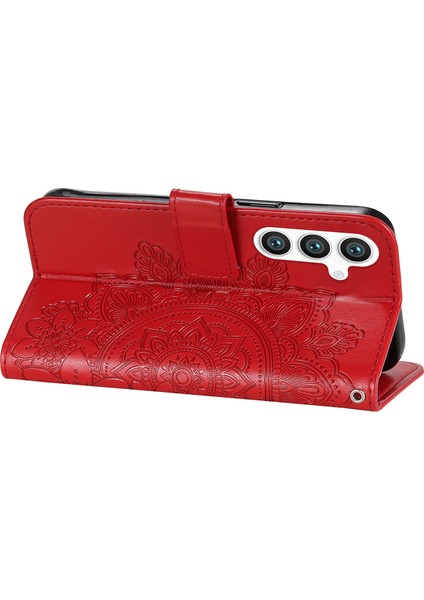 Samsung Galaxy S24+ Stand Cüzdanı Baskılı Pu Deri Cep Telefon Kabuğu Kapağı (Yurt Dışından)