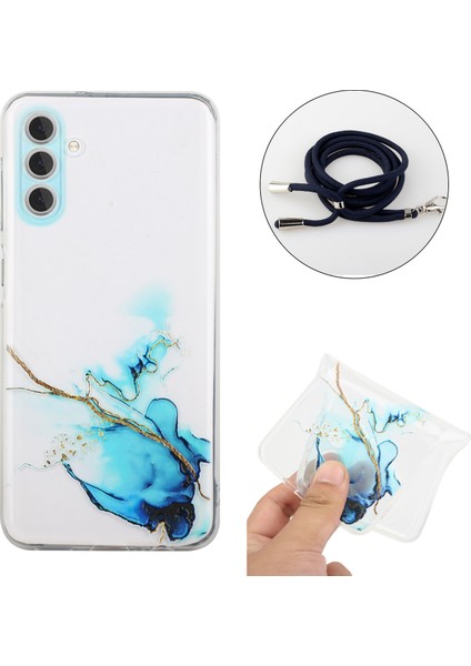 Samsung Galaxy S24+ Mermer Desen Kabartma Telefon Kapağını Kirkarla (Yurt Dışından) fırsatları