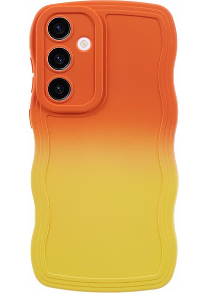 Samsung Galaxy S24+ Çift Renkli Kauçuklu Tpu Kılıfı Wavy Edge (Yurt Dışından)