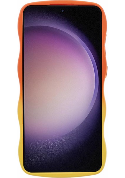 Samsung Galaxy S24+ Çift Renkli Kauçuklu Tpu Kılıfı Wavy Edge (Yurt Dışından)