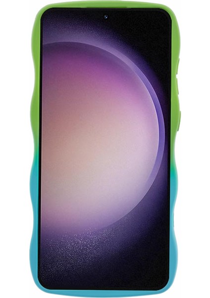 Samsung Galaxy S24+ Çift Renkli Kauçuklu Tpu Kılıfı Wavy Edge (Yurt Dışından)