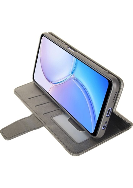 Samsung Galaxy S24+ Buzağı Doku Deri Kılıf Cüzdan Telefon Kapağı (Yurt Dışından)