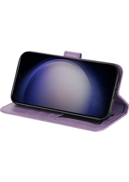 Samsung Galaxy S24+ Stand Cüzdanı Baskılı Pu Deri Cep Telefon Kabuğu Kapağı (Yurt Dışından) modelleri