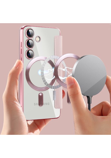 Samsung Galaxy S24+ Kart Tutucu Şok Geçirmez Telefon Kapağı Magsafe ile Uyumlu (Yurt Dışından) fırsatları