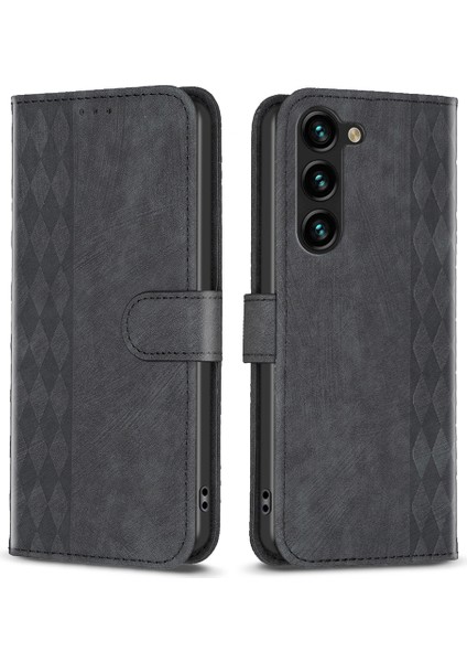Samsung Galaxy S24+ Baskılı Cüzdan Telefon Kapağı Standı Pu Deri + Tpu Telefon Kabuğu (Yurt Dışından)