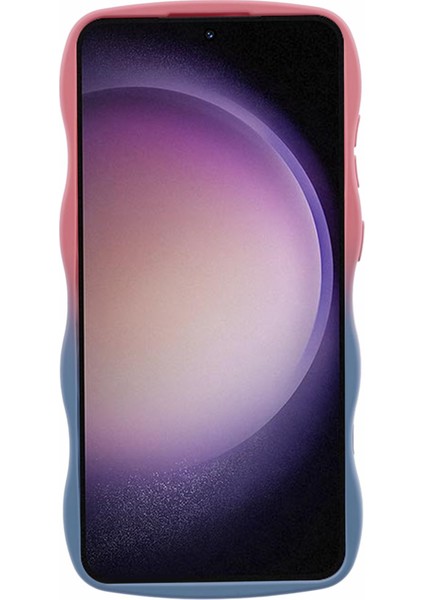 Samsung Galaxy S24+ Çift Renkli Kauçuklu Tpu Kılıfı Wavy Edge (Yurt Dışından)