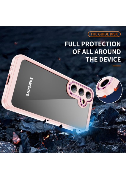 Samsung Galaxy S24+ Tpu+ Akrilik Kılıf Metal Lens Çerçevesi Ultra Şeffaf (Yurt Dışından) fiyatları