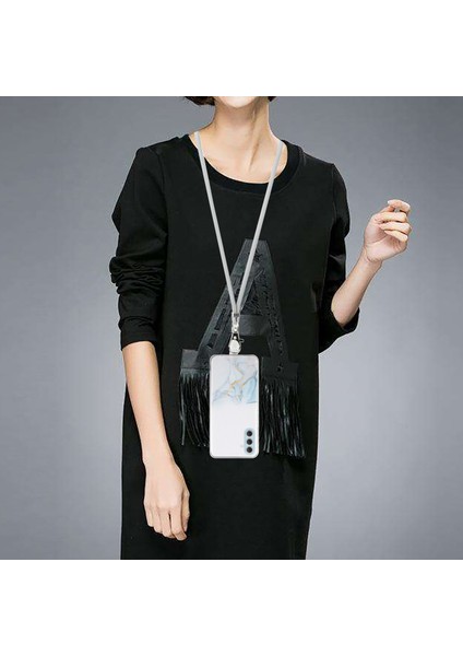 Samsung Galaxy S24+ Mermer Desen Kabartma Telefon Kapağını Kirkarla (Yurt Dışından) modelleri