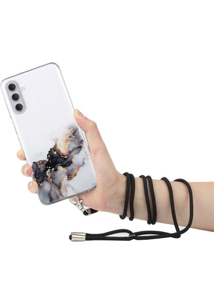 Samsung Galaxy S24+ Mermer Desen Kabartma Telefon Kapağını Kirkarla (Yurt Dışından) fiyatları