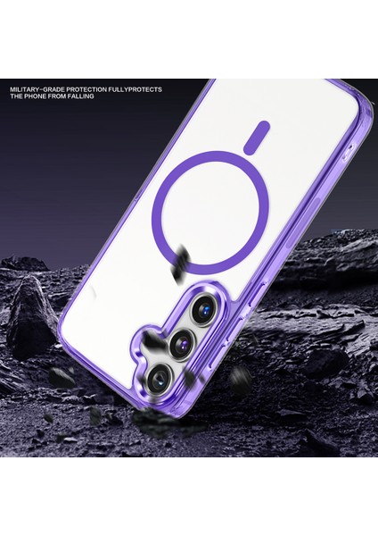 Samsung Galaxy S24 Anti-Cratch Pc + Tpu Magsafe ile Uyumlu Temiz Telefon Kapağı (Yurt Dışından) fırsatları