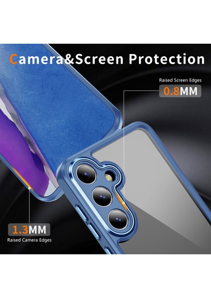 Samsung Galaxy S24+ Tpu+ Akrilik Kılıf Metal Lens Çerçevesi Ultra Şeffaf (Yurt Dışından) indirimleri