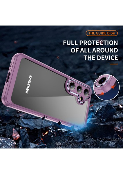 Samsung Galaxy S24+ Tpu+ Akrilik Kılıf Metal Lens Çerçevesi Ultra Şeffaf (Yurt Dışından) fiyatları