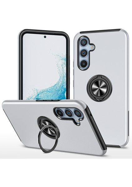 Samsung Galaxy S24+ Slim-Fit Pc+ Tpu Kapağı Ring Kickstand (Yurt Dışından)