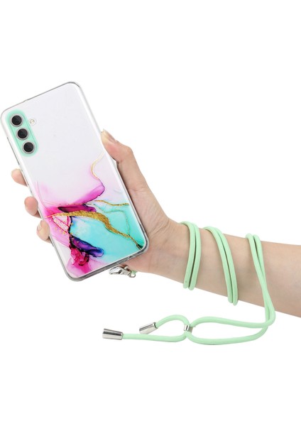 Samsung Galaxy S24+ Mermer Desen Kabartma Telefon Kapağını Kirkarla (Yurt Dışından) fiyatları