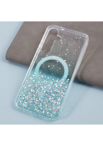 Samsung Galaxy S24+ Manyetik Kılıf Sparkle Epoksi Tpu+ Akrilik Telefon Koruyucu (Yurt Dışından) modelleri