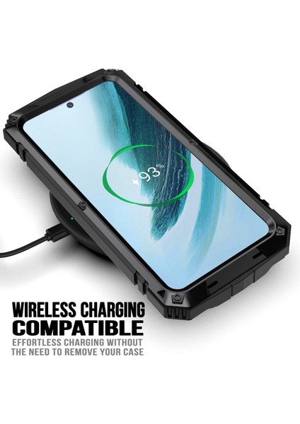 Samsung Galaxy S24+ Kickstand Cover Dahili Temperli Cam Ekran Koruyucu (Yurt Dışından)