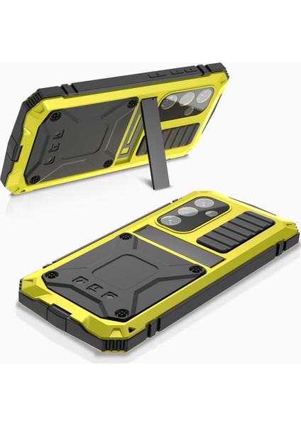 Samsung Galaxy S24+ Kickstand Cover Dahili Temperli Cam Ekran Koruyucu (Yurt Dışından)