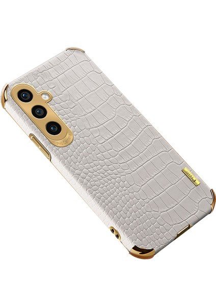 Samsung Galaxy S24 Timsah Dokusu 6d Elektraplama Şok Geçirmez Kapak (Yurt Dışından)