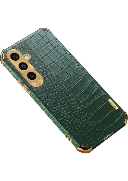 Samsung Galaxy S24 Timsah Dokusu 6d Elektraplama Şok Geçirmez Kapak (Yurt Dışından)
