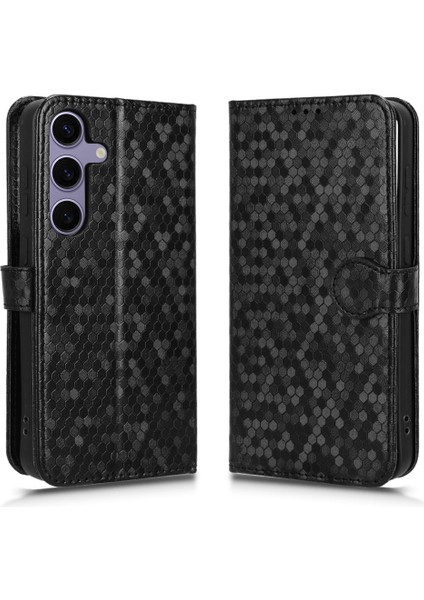 Samsung Galaxy S24 Şok Geçirmez Deri Cüzdan Standı Telefon Kasası (Yurt Dışından)