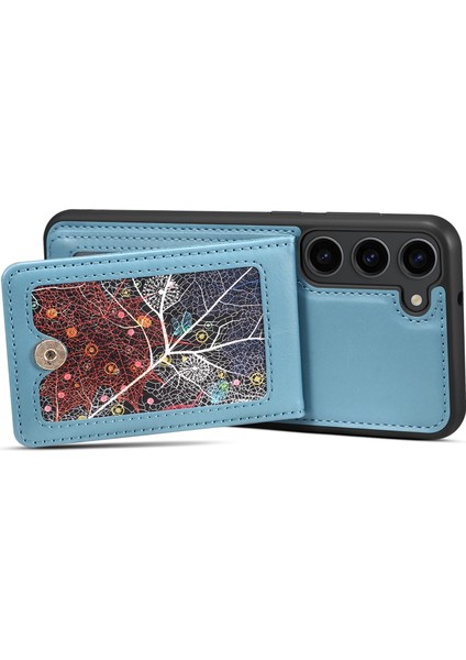 Samsung Galaxy S24 Desen Basılı Kart Tutucu Deri+Tpu Telefon Kapağı (Yurt Dışından) fiyatları