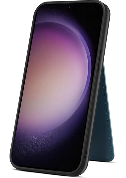 Samsung Galaxy S24 Desen Basılı Kart Tutucu Deri+Tpu Telefon Kapağı (Yurt Dışından) modelleri