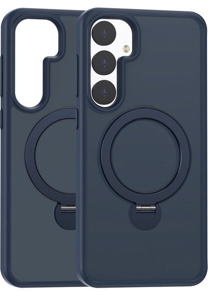 Samsung Galaxy S24 Manyetik Telefon Kılıfı 360 Derece Ring Halkası Kickstand (Yurt Dışından)