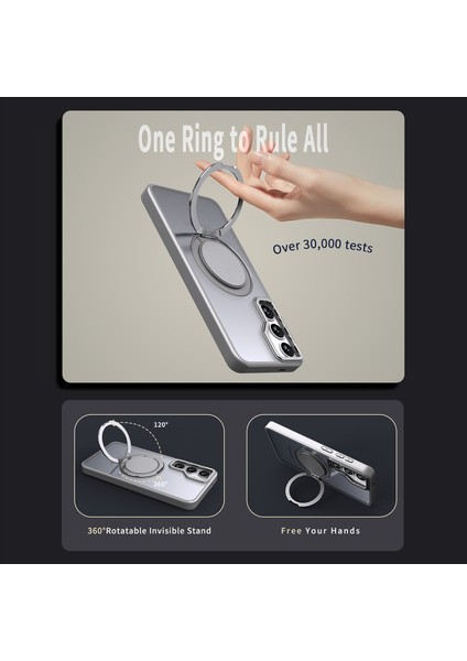 Samsung Galaxy S24 Ring Kickstand Manyetik Telefon Kapağı (Yurt Dışından) fırsatları