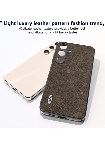 Samsung Galaxy S24 Litchi Doku Telefon Kılıfı Pu Deri+Pc+Tpu Çizgiye Dönüş Kapak (Yurt Dışından) modelleri