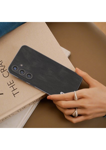 Samsung Galaxy S24 Şok Geçirmez Pu Deri+Pc Retro Telefon Koruma Kapağı (Yurt Dışından) indirimleri