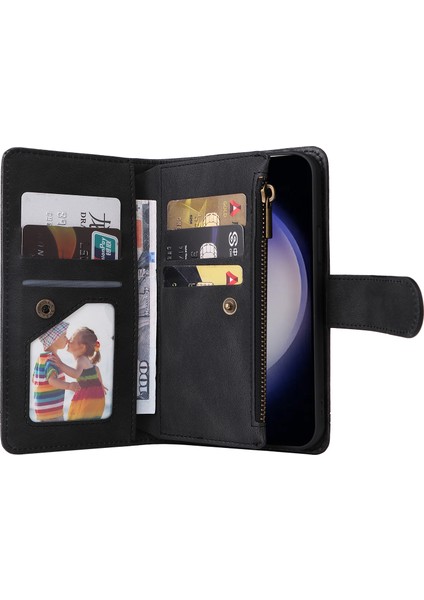 Samsung Galaxy S24 Pu Deri Fermuar Kart Yuvaları Telefon Kapağı (Yurt Dışından) indirimleri