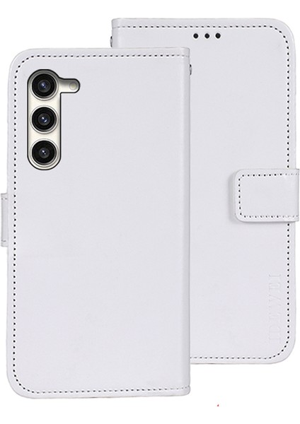 Samsung Galaxy S24 Deri Kılıf Çılgın At Telefonu Cüzdan Standı (Yurt Dışından)