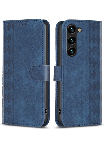 Samsung Galaxy S24 Baskılı Anti-Drop Standı Deri Cüzdan Telefon Kapağı (Yurt Dışından)