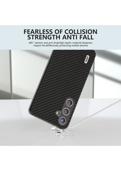 Samsung Galaxy S24 Karbon Fiber Doku Pu Deri+Pc+Tpu Telefon Kapağı (Yurt Dışından) modelleri
