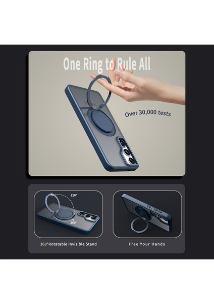 Samsung Galaxy S24 Ring Kickstand Manyetik Telefon Kapağı (Yurt Dışından) fırsatları