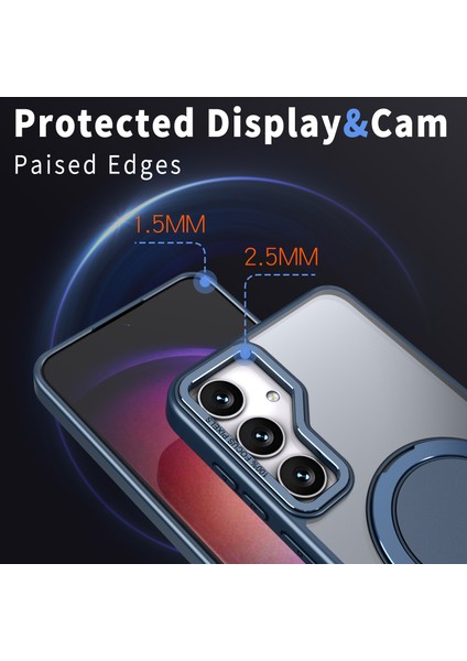 Samsung Galaxy S24 Ring Kickstand Manyetik Telefon Kapağı (Yurt Dışından) indirimleri