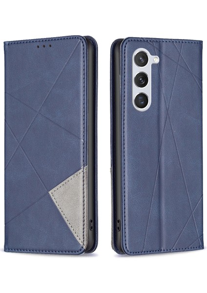 Samsung Galaxy S24 Manyetik Kapanış Pu Deri Kart Yuvaları Telefon Kapağı (Yurt Dışından)