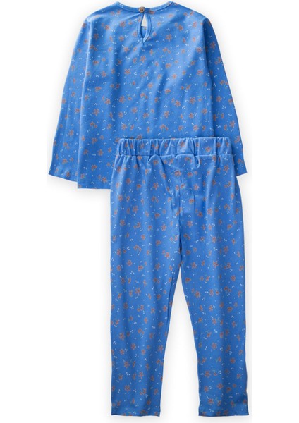 Desenli Pijama Takim Mavi fiyatları