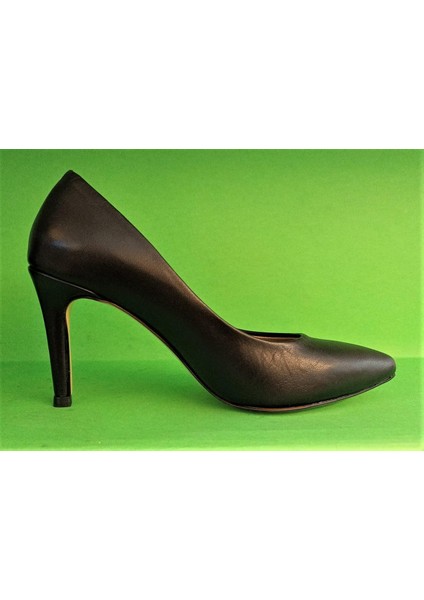 Nish N4292 Kadın Hakiki Deri Kasik Stiletto Ayakkabı
