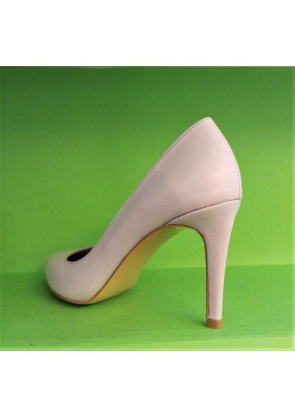 Nish N4292 Kadın Hakiki Deri Kasik Stiletto Ayakkabı