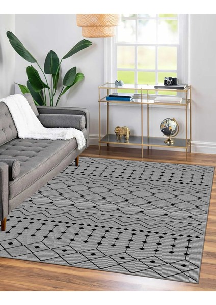 Modern Dijital Baskı Dört Mevsim Yıkanabilir Kaymaz Taban Salon Halısı Mutfak Halısı Yolluk
