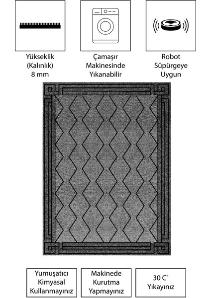 Modern Dijital Baskı Dört Mevsim Yıkanabilir Kaymaz Taban Salon Halısı Mutfak Halısı Yolluk indirimleri