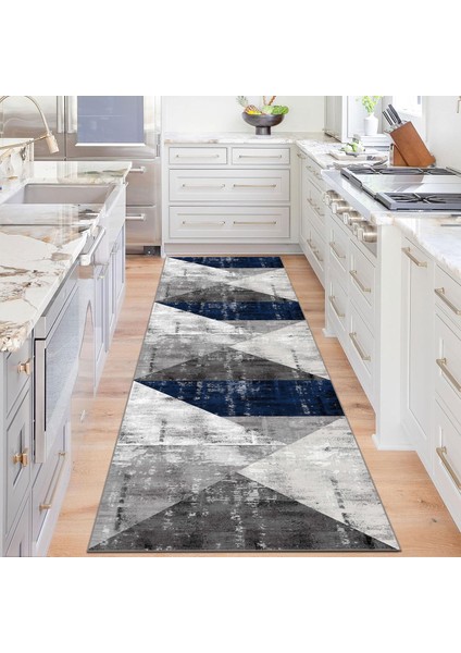 Modern Dijital Baskı Dört Mevsim Yıkanabilir Kaymaz Taban Salon Halısı Mutfak Halısı Yolluk modelleri